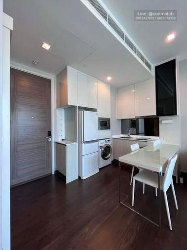 รูป 1 ห้องนอน | 1 ห้องน้ำ | BTS Asok | 46 ตร.ม. | 30,000 บาท/เดือน | ชั้น 24 — Q Asoke กรุงเทพฯ - รูปที่ 1/5