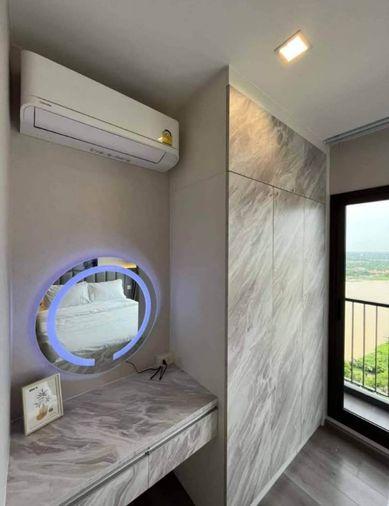รูป 1 ห้องนอน | 1 ห้องน้ำ | MRT Phra Nang Klao Bridge | 27 ตร.ม. | 13,000 บาท/เดือน | ชั้น 33 — The Politan Aqua กรุงเทพฯ - รูปที่ 6/9