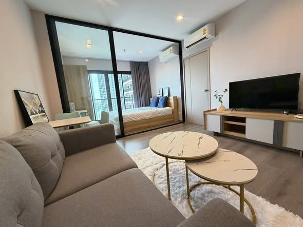 picture 1Bed | 1Bath | MRT Phra Nang Klao Bridge | 32sqm | THB 12,000/mo | Fl.38 — Politan Riv Bangkok - 1/5
