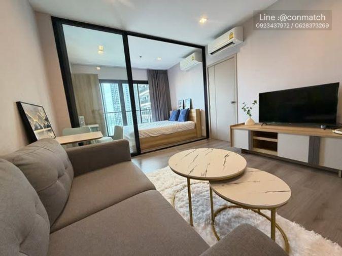 รูป 1 ห้องนอน | 1 ห้องน้ำ | MRT Phra Nang Klao Bridge | 32 ตร.ม. | 12,000 บาท/เดือน | ชั้น 38 — Politan Riv กรุงเทพฯ - รูปที่ 1/5