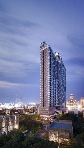 รูป 1 ห้องนอน | 1 ห้องน้ำ | MRT Phra Ram 9 | 36 ตร.ม. | 24,000 บาท/เดือน | ชั้น 24 — Ideo Rama 9 - Asoke กรุงเทพฯ - รูปที่ 2/9