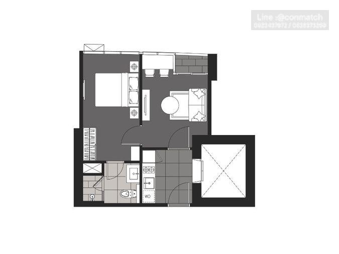 picture 1Bed | 1Bath | BTS Thong Lo | 36sqm | THB 45,000/mo | Fl.11 — Aestiq Thonglor Bangkok - 5/10