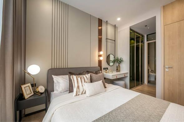 รูป 1 ห้องนอน | 1 ห้องน้ำ | BTS Ekkamai | 36 ตร.ม. | 35,000 บาท/เดือน | ชั้น 20 — The Fine Bangkok Thonglor-Ekamai กรุงเทพฯ - รูปที่ 3/5
