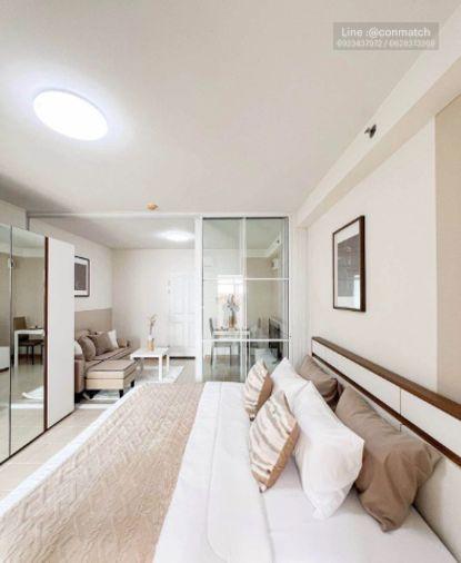 รูป 1 ห้องนอน | 1 ห้องน้ำ | MRT Bang Kraso | 30 ตร.ม. | 8,000 บาท/เดือน | ชั้น 11 — City Home Rattanathibet กรุงเทพฯ - รูปที่ 5/6