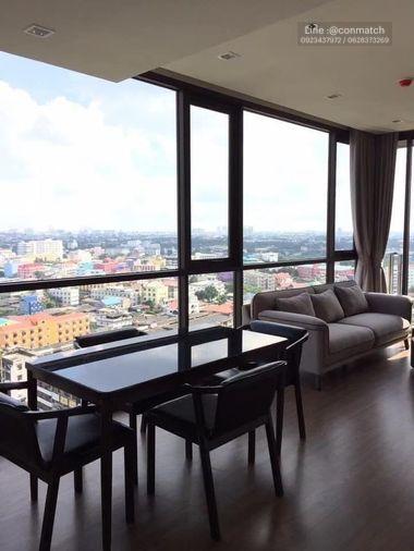 รูป 2 ห้องนอน | 2 ห้องน้ำ | BTS Phra Khanong | 61 ตร.ม. | 40,000 บาท/เดือน | ชั้น 16 — The Line Sukhumvit 71 กรุงเทพฯ - รูปที่ 1/10