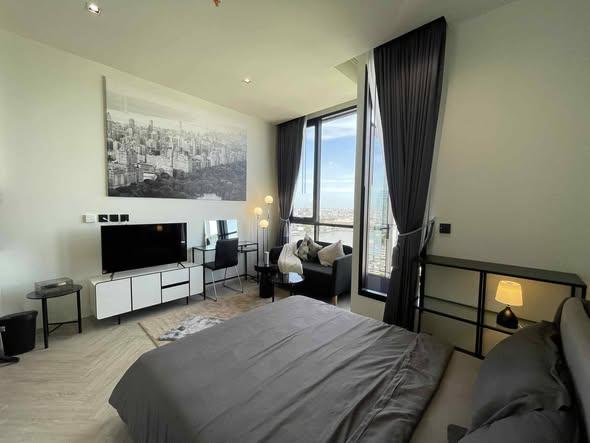 picture 1Bed | 1Bath | BTS Saphan Taksin | 26sqm | THB 18,000/mo | Fl.18 — Chapter Charoennakorn-Riverside Bangkok - 1/5