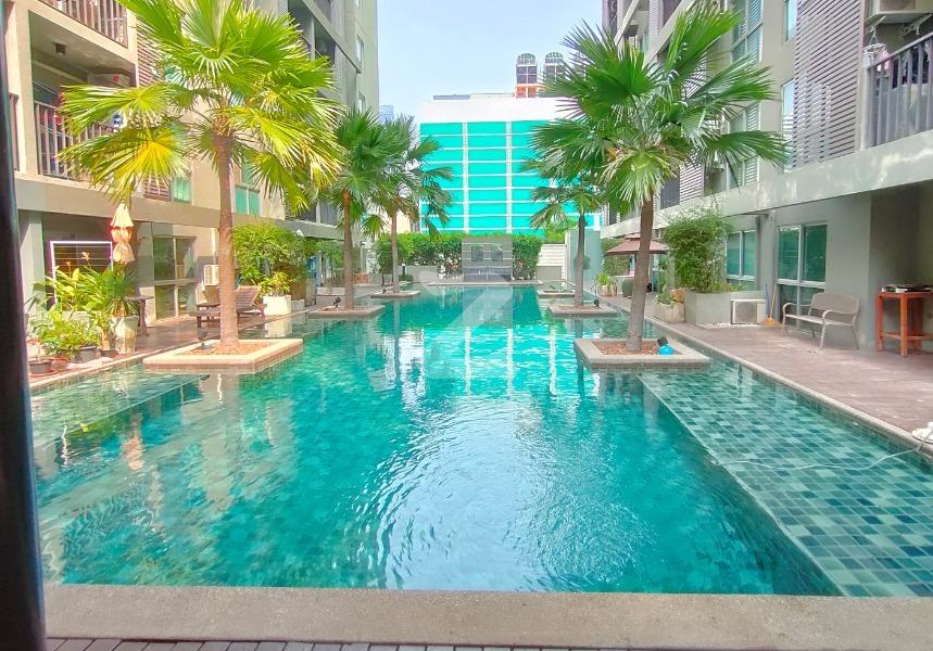 picture 1Bed | 1Bath | MRT Phra Ram 9 | 36sqm | THB 16,500/mo | Fl.12 — A Space Asoke-Ratchada Bangkok - 6/10