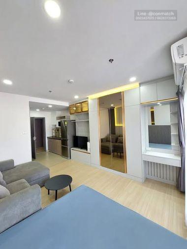 picture Studio | 1Bath | BTS Krung Thon Buri | 28sqm | THB 13,000/mo | Fl.16 — Supalai Veranda Ramkhamhaeng Bangkok - 1/1