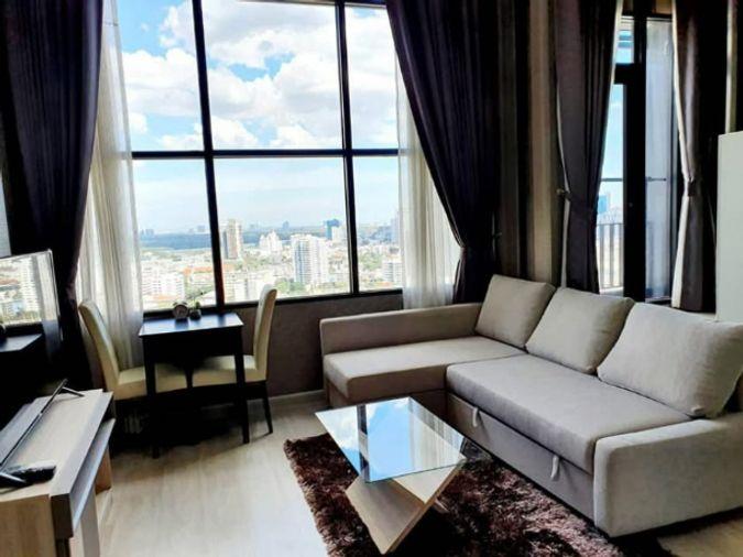 รูป 1 ห้องนอน | 1 ห้องน้ำ | BTS Chong Nonsi | 38 ตร.ม. | 29,000 บาท/เดือน | ชั้น 30 — Knightsbridge Prime Sathorn กรุงเทพฯ - รูปที่ 2/10
