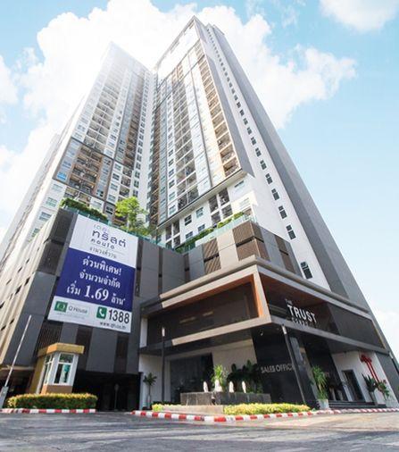 รูป 1 ห้องนอน | 1 ห้องน้ำ | MRT Bang Khae | 31 ตร.ม. | 9,000 บาท/เดือน | ชั้น 22 — The Trust Condo กรุงเทพฯ - รูปที่ 5/10