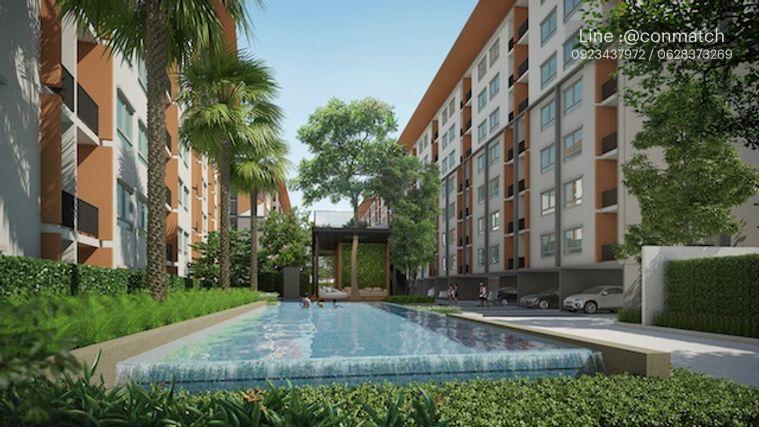 รูป 1 ห้องนอน | 1 ห้องน้ำ | MRT Talad Bang Yai | 24 ตร.ม. | 6,000 บาท/เดือน | ชั้น 3 — Plum Bangyai กรุงเทพฯ - รูปที่ 6/10
