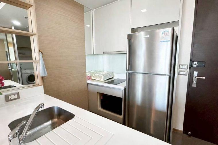 รูป 1 ห้องนอน | 1 ห้องน้ำ | MRT Phetchaburi | 45 ตร.ม. | 25,000 บาท/เดือน | ชั้น 34 — The Address Asoke กรุงเทพฯ - รูปที่ 5/9