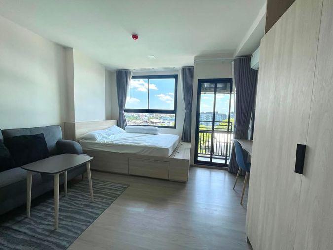 รูป 1 ห้องนอน | 1 ห้องน้ำ | BTS Samrong | 23 ตร.ม. | 14,000 บาท/เดือน | ชั้น 5 — The Muve Sukhumvit 107 By Sansiri กรุงเทพฯ - รูปที่ 1/5