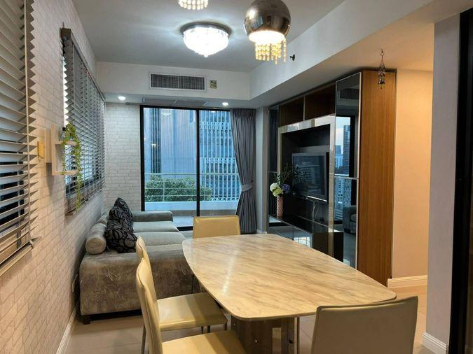 รูป 2 ห้องนอน | 2 ห้องน้ำ | MRT Phetchaburi | 110 ตร.ม. | 40,000 บาท/เดือน | ชั้น 22 — Supalai Premier Place Asoke กรุงเทพฯ - รูปที่ 2/10