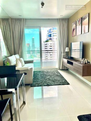picture 1Bed | 1Bath | BTS Nana | 40sqm | THB 23,000/mo | Fl.26 — Circle Condominium Bangkok - 1/5