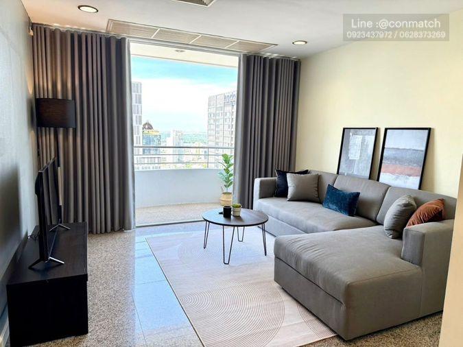 picture 2Bed | 2Bath | BTS Thong Lo | 98sqm | THB 36,000/mo | Fl.39 — Top View Tower Bangkok - 3/10