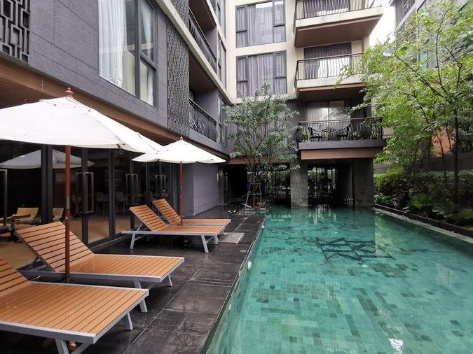 รูป 1 ห้องนอน | 1 ห้องน้ำ | BTS Chit Lom | 48 ตร.ม. | 38,000 บาท/เดือน | ชั้น 5 — Klass Langsuan กรุงเทพฯ - รูปที่ 3/8