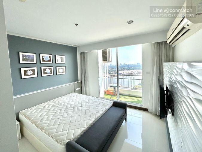 รูป 1 ห้องนอน | 1 ห้องน้ำ | BTS Chong Nonsi | 43 ตร.ม. | 15,000 บาท/เดือน | ชั้น 29 — Supalai Prima Riva กรุงเทพฯ - รูปที่ 1/3
