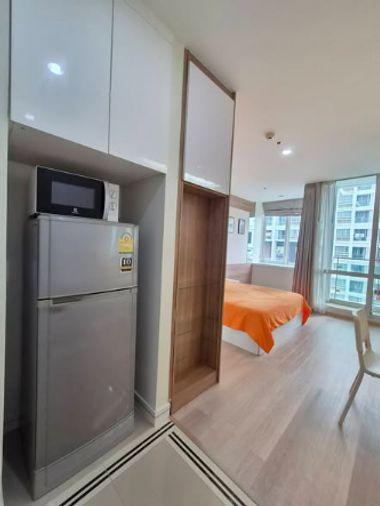รูป สตูดิโอ | 1 ห้องน้ำ | MRT Huai Khwang | 37.8 ตร.ม. | 13,000 บาท/เดือน | ชั้น 6 — Tc Green กรุงเทพฯ - รูปที่ 4/5