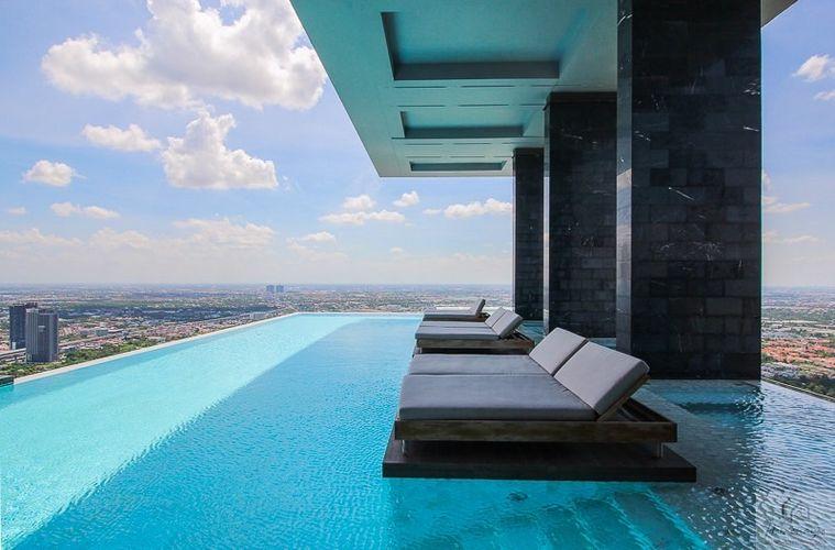 รูป 1 ห้องนอน | 1 ห้องน้ำ | MRT Saphanprannangklao | 29 ตร.ม. | 13,000 บาท/เดือน | ชั้น 22 — The Politan Aqua กรุงเทพฯ - รูปที่ 3/9