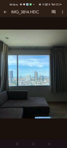 รูป 1 ห้องนอน | 1 ห้องน้ำ | BTS Krung Thon Buri | 58 ตร.ม. | 23,000 บาท/เดือน | ชั้น 26 — Villa Sathorn กรุงเทพฯ - รูปที่ 1/8