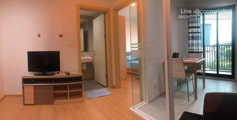 รูป 1 ห้องนอน | 1 ห้องน้ำ | ARL Ramkhamhaeng | 30 ตร.ม. | 12,000 บาท/เดือน | ชั้น 7 — Base Rama 9. - Ramkhamheang กรุงเทพฯ - รูปที่ 7/9