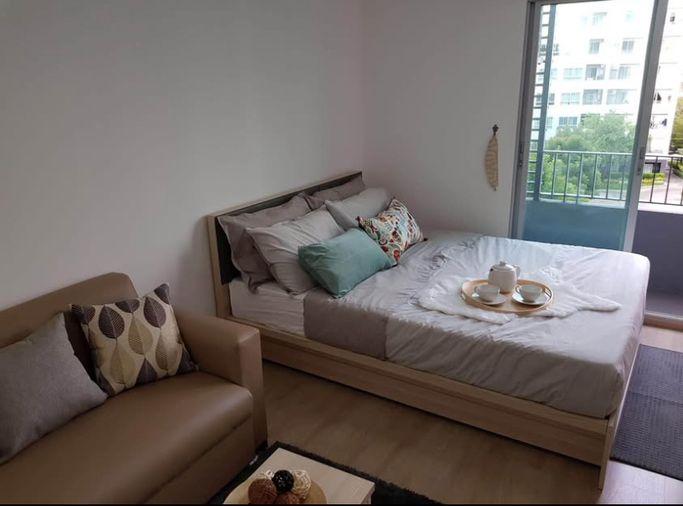 picture Studio | 1Bath | BTS Udom Suk | 24sqm | THB 8,000/mo | Fl.5 — Elio Del Ray Bangkok - 1/9