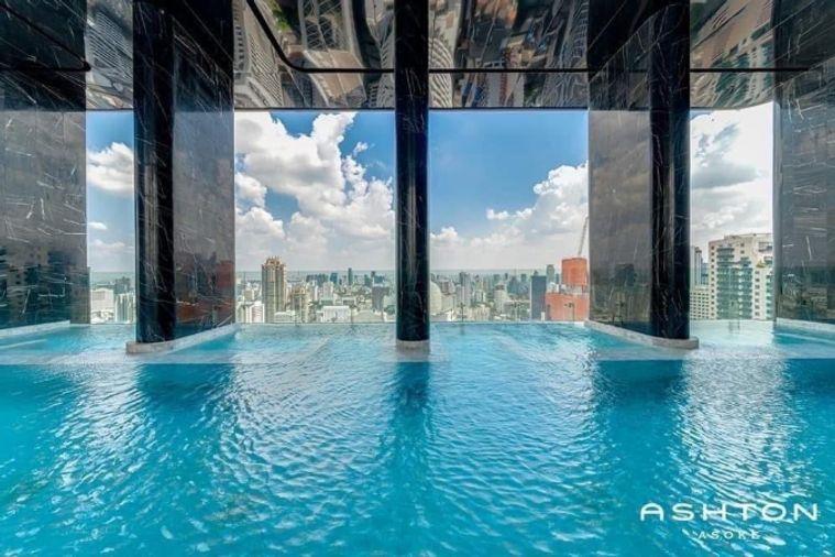 รูป 2 ห้องนอน | 2 ห้องน้ำ | MRT Sukhumvit | 64 ตร.ม. | 65,000 บาท/เดือน | ชั้น 34 — Ashton Asoke กรุงเทพฯ - รูปที่ 8/9