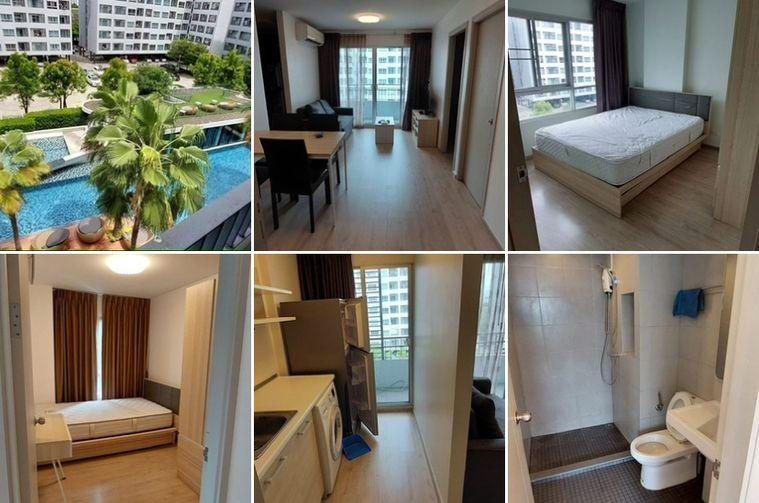 รูป 2 ห้องนอน | 1 ห้องน้ำ | BTS Punnawithi | 44 ตร.ม. | 18,000 บาท/เดือน | ชั้น 5 — Elio Delray กรุงเทพฯ - รูปที่ 1/1