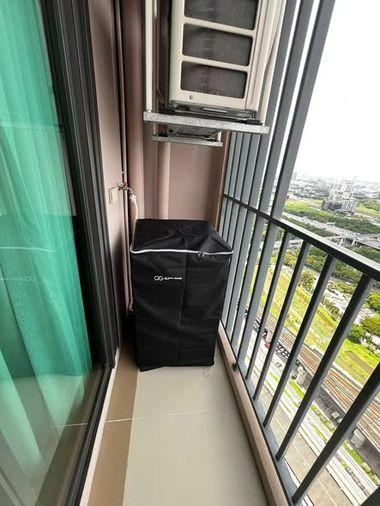 รูป 1 ห้องนอน | 1 ห้องน้ำ | MRT Phra Ram 9 | 28 ตร.ม. | 14,000 บาท/เดือน | ชั้น 37 — Rich Park @ Triple Station Srinagarindra กรุงเทพฯ - รูปที่ 1/5