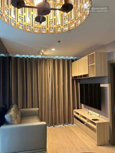 picture 2Bed | 1Bath | BTS Bang Na | 47sqm | THB 24,000/mo | Fl.29 — Ideo O2 Bangkok - 1/4