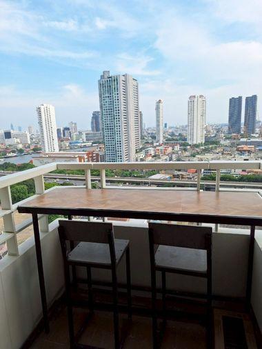 รูป 1 ห้องนอน | 1 ห้องน้ำ | BTS Krung Thon Buri | 50 ตร.ม. | 22,000 บาท/เดือน | ชั้น 18 — The Lighthouse Sathorn กรุงเทพฯ - รูปที่ 4/9
