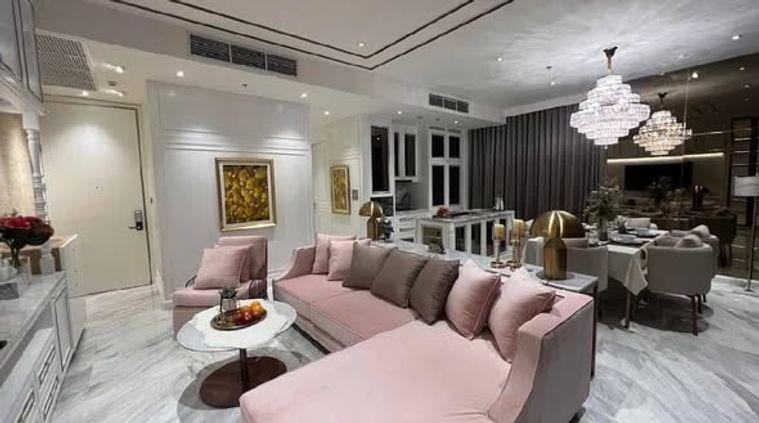picture 2Bed | 2Bath | BTS Thong Lo | 100sqm | THB 150,000/mo | Fl.19 — Khun By Yoo Bangkok - 1/2