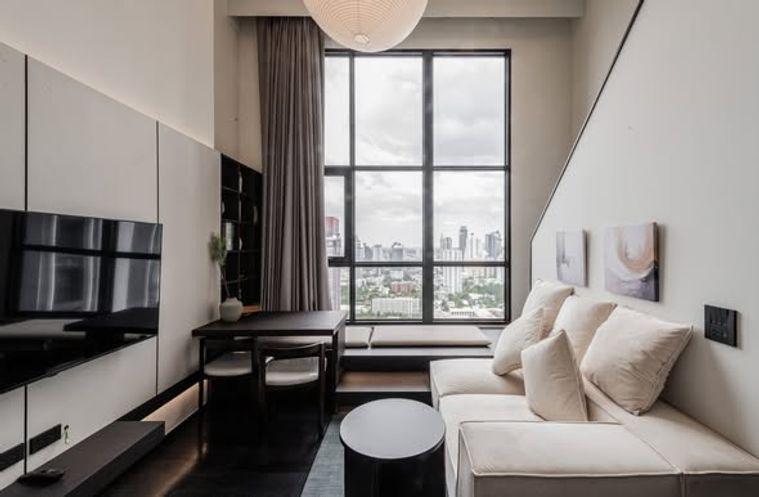 picture 2Bed | 2Bath | BTS Thong Lo | 61sqm | THB 70,000/mo | Fl.32 — Park Origin Thonglor Bangkok - 4/5
