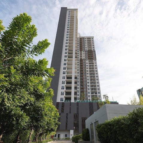 picture 1Bed | 1Bath | MRT Nonthaburi Civic Center | 32sqm | THB 9,000/mo | Fl.8 — The Trust Condo Bangkok - 1/10