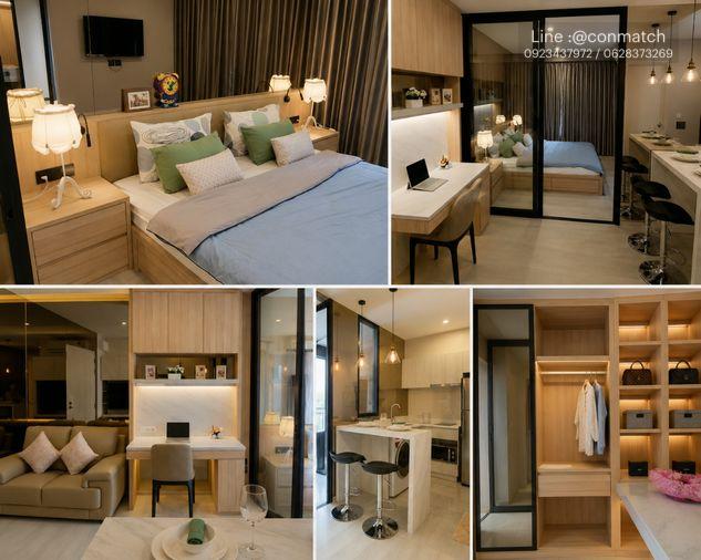 picture 1Bed | 1Bath | MRT Phetchaburi | 36sqm | THB 25,000/mo | Fl.22 — Life Asoke Bangkok - 1/1