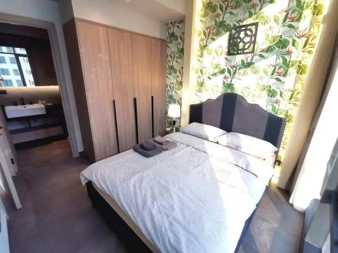 รูป 1 ห้องนอน | 1 ห้องน้ำ | MRT Phetchaburi | 35 ตร.ม. | 28,000 บาท/เดือน | ชั้น 24 — The Lofts Asoke กรุงเทพฯ - รูปที่ 2/10
