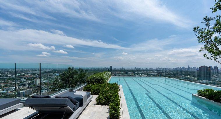 picture 1Bed | 1Bath | BTS On Nut | 32sqm | THB 22,000/mo | Fl.24 — Aspire Onnut Station Bangkok - 3/10