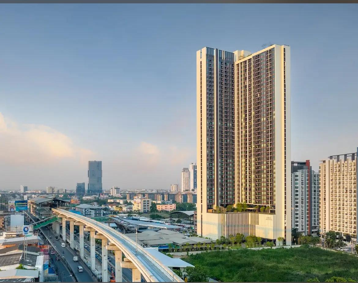 picture 1Bed | 1Bath | BTS Sala Daeng | 30sqm | THB 12,000/mo | Fl.24 — NUE Noble Srinakarin Lasalle Bangkok - 1/1