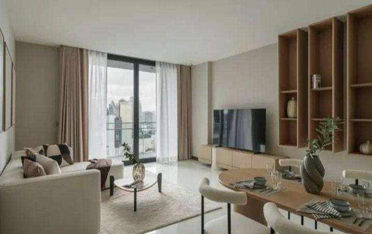 รูป 2 ห้องนอน | 2 ห้องน้ำ | BTS Nana | 110 ตร.ม. | 115,000 บาท/เดือน | ชั้น 24 — Q1 Sukhumvit กรุงเทพฯ - รูปที่ 1/10