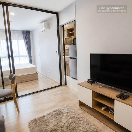 รูป 1 ห้องนอน | 1 ห้องน้ำ | BTS Bang Chak | 28 ตร.ม. | 13,000 บาท/เดือน | ชั้น 8 — Plum Condo Sukhumvit 97.1 กรุงเทพฯ - รูปที่ 1/2