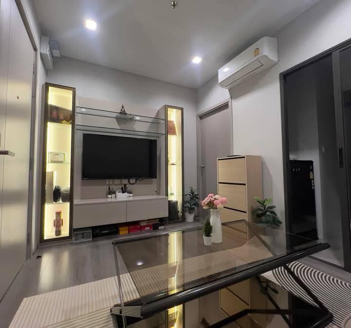 picture 1Bed | 1Bath | MRT Phra Nang Klao Bridge | 29sqm | THB 12,000/mo | Fl.30 — The Politan Aqua Bangkok - 1/1
