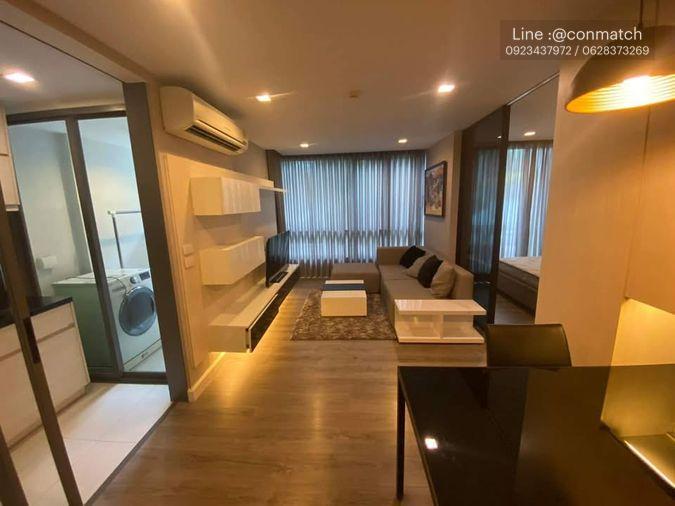 รูป 1 ห้องนอน | 1 ห้องน้ำ | BTS Ekkamai | 43 ตร.ม. | 18,000 บาท/เดือน | ชั้น 2 — The Room Sukhumvit 40 กรุงเทพฯ - รูปที่ 1/2