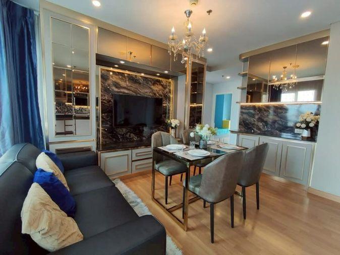 picture 3Bed | 2Bath | BTS Surasak | 60sqm | THB 30,000/mo | Fl.28 — Lumpini Place Ratchada-Sathu Bangkok - 5/10