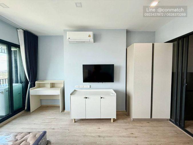รูป 1 ห้องนอน | 1 ห้องน้ำ | MRT Kamphaeng Phet | 27 ตร.ม. | 13,000 บาท/เดือน | ชั้น 24 — The Rich Rama 9 - Srinakarin กรุงเทพฯ - รูปที่ 9/10
