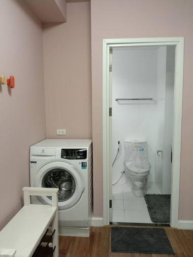 รูป 1 ห้องนอน | 1 ห้องน้ำ | MRT Sai Ma | 32 ตร.ม. | 10,000 บาท/เดือน | ชั้น 6 — A Space Me Rattanathibet กรุงเทพฯ - รูปที่ 8/10