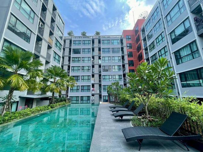 รูป 1 ห้องนอน | 1 ห้องน้ำ | BTS Si Bearing | 29 ตร.ม. | 12,000 บาท/เดือน | ชั้น 3 — The Cube Loft Srinakari กรุงเทพฯ - รูปที่ 3/3