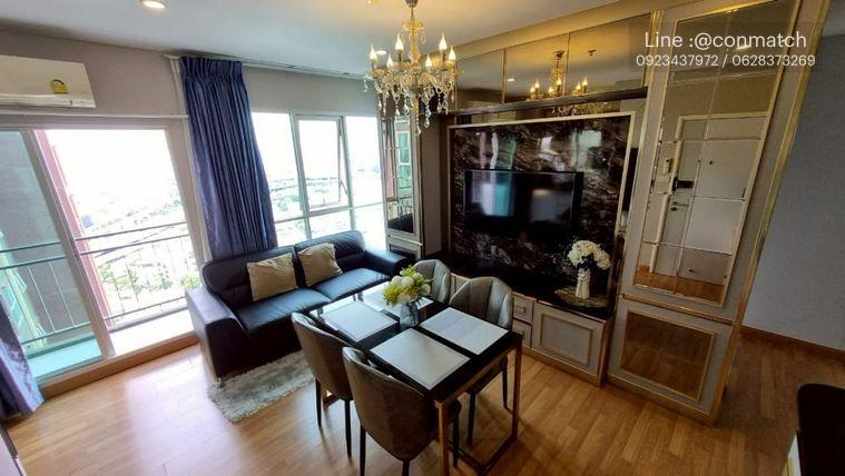 picture 3Bed | 2Bath | BTS Surasak | 60sqm | THB 30,000/mo | Fl.28 — Lumpini Place Ratchada-Sathu Bangkok - 3/10