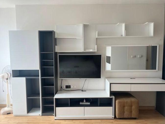 picture Studio | 1Bath | MRT Phra Ram 9 | 26sqm | THB 10,000/mo | Fl.27 — Casa Condo Asoke-Dindaeng Bangkok - 3/5