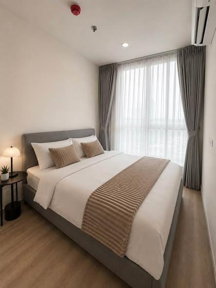 picture 1Bed | 1Bath | MRT Phra Ram 9 | 26sqm | THB 19,000/mo | Fl.31 — Nue District R9 Bangkok - 2/5